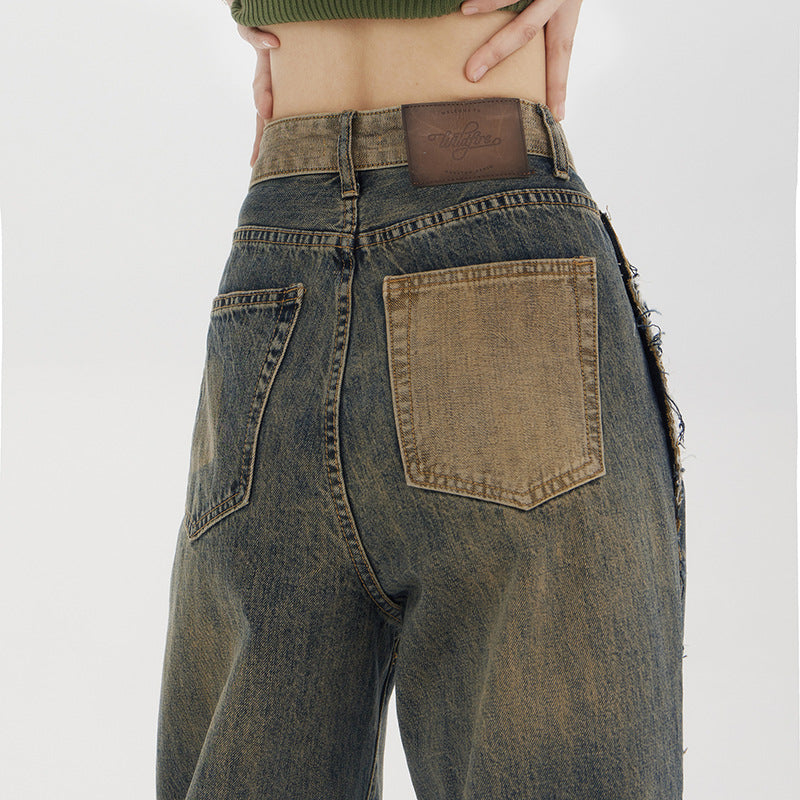 Cyber Muse Baggy vintage wash Jeans