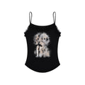 Hot Girl Lace & Faux Fur Cami Top