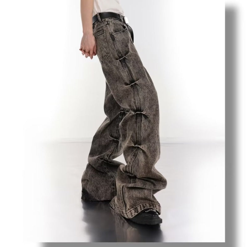 Street Fighter Loose Wide-Leg Jeans