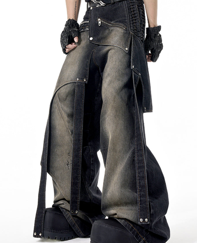 Avant-Garde Deconstructed Slayer Baggy Jeans