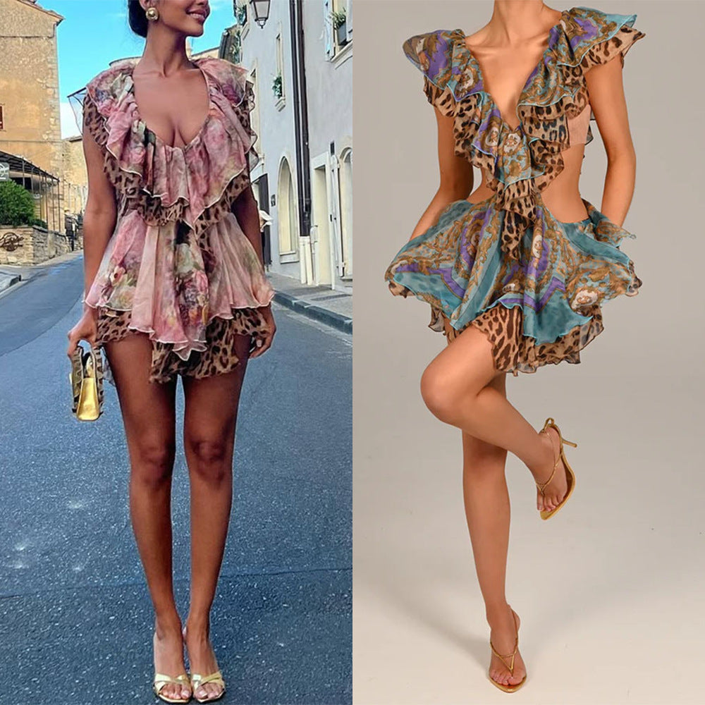 Enchanted Wild Irregular Ruffle Skirt