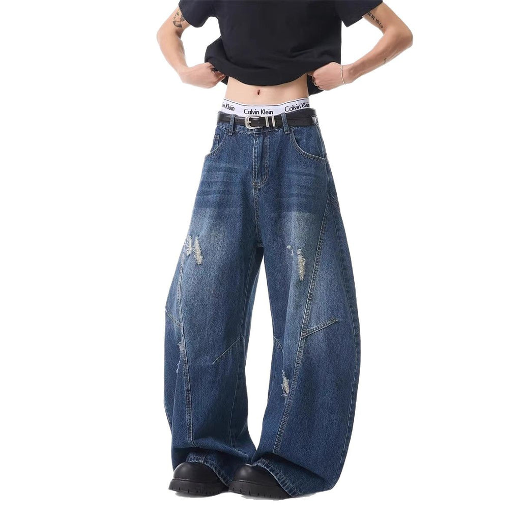 Classic Utility Barrel Denim Jeans