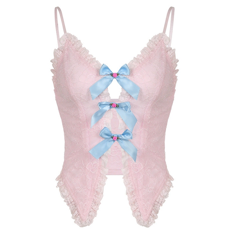 Innocent Crush Lace And Bow Cami
