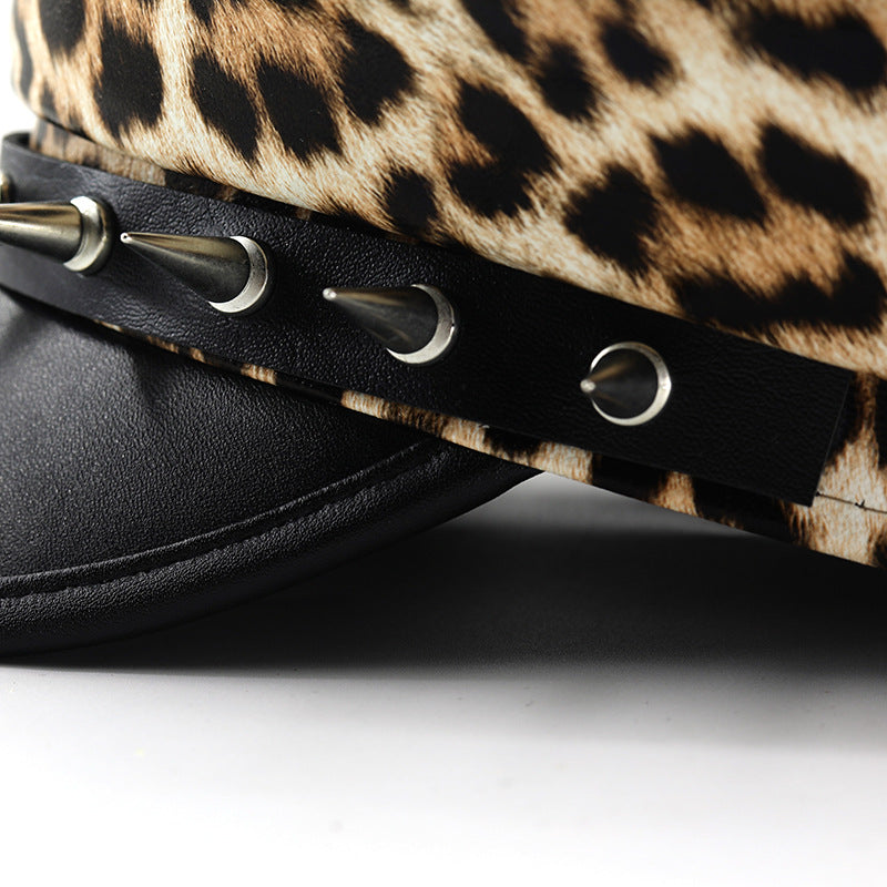 Wild Edge Y2K Leopard Luxe Statement Hat