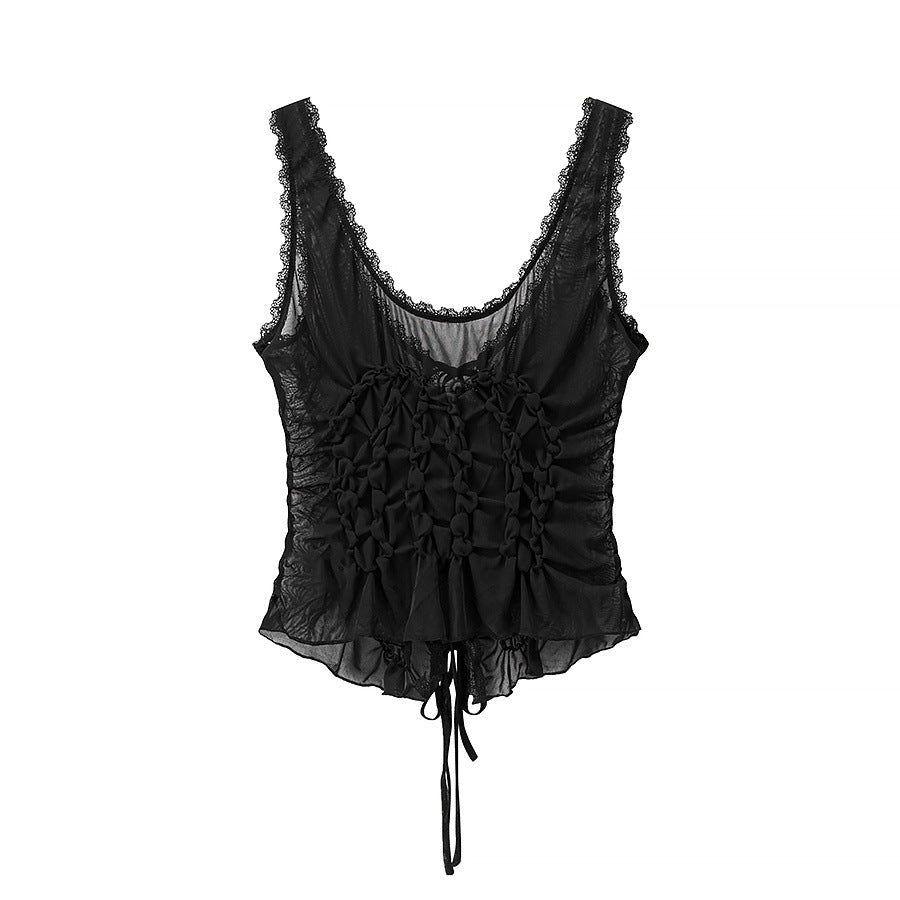 Regency Ruffle Pleated Cami Top