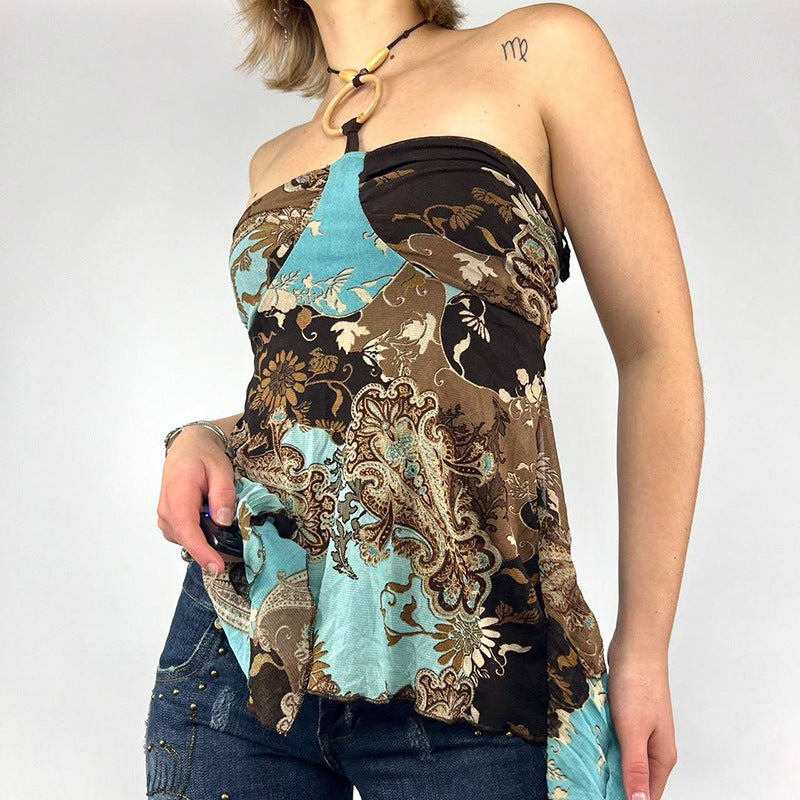 Bombshell Asymmetrical Backless Cami