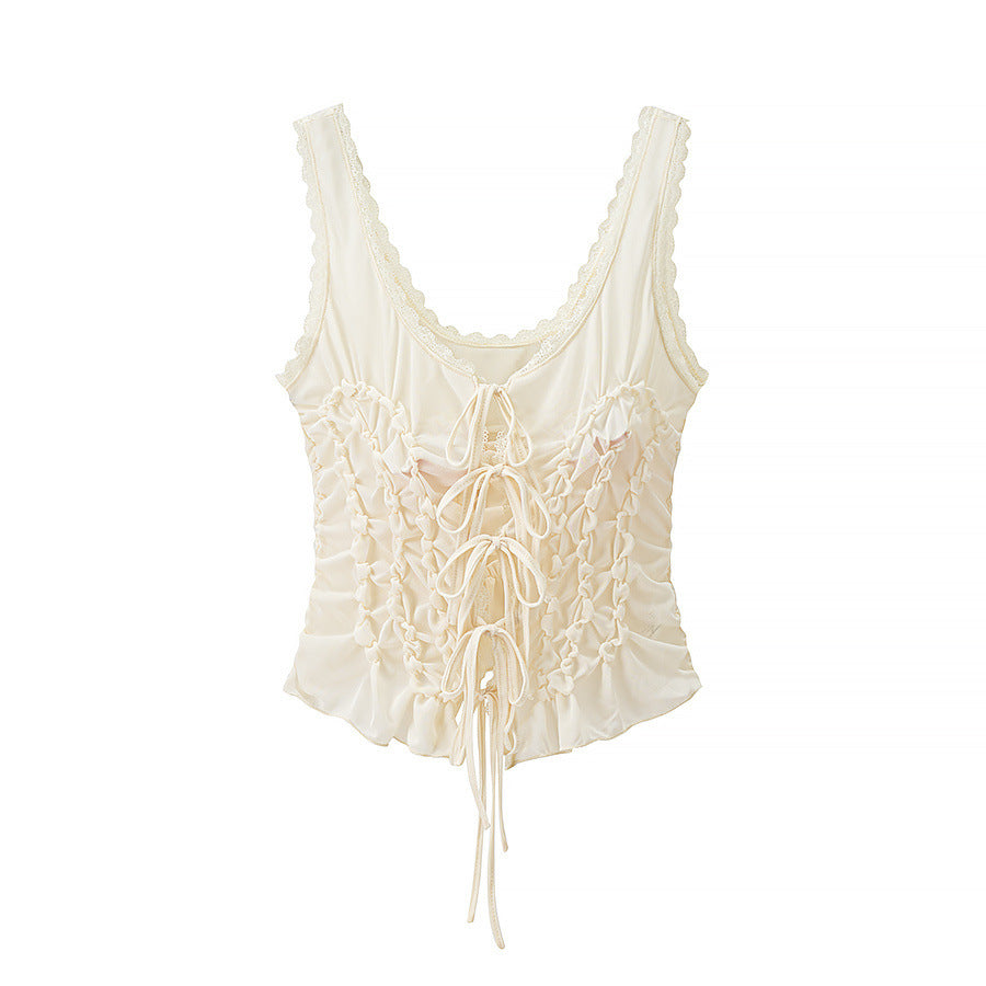 Regency Ruffle Pleated Cami Top