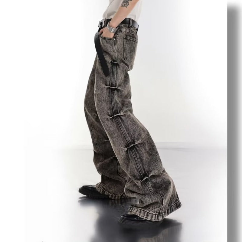Street Fighter Loose Wide-Leg Jeans