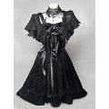 Gothic Lolita Two-Piece Dress & Cardigan Set