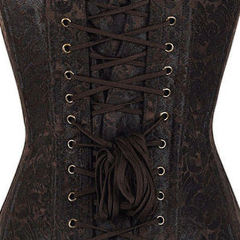 Industrial Steampunk Chain Laced Corset