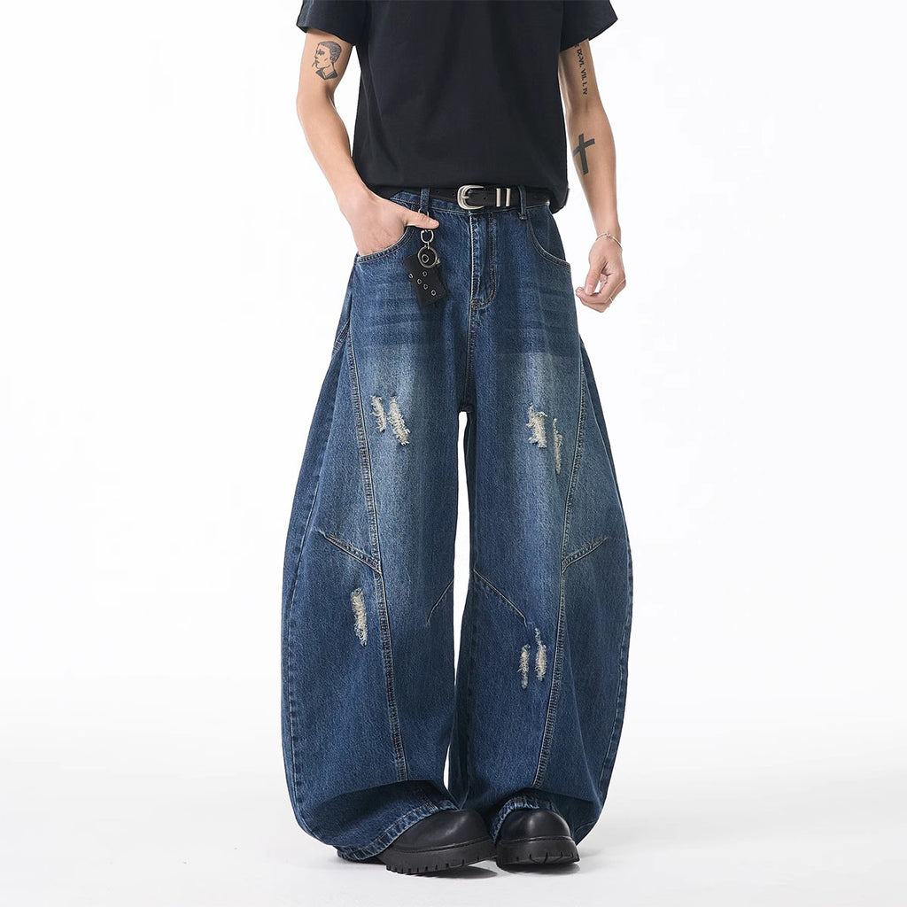 Classic Utility Barrel Denim Jeans