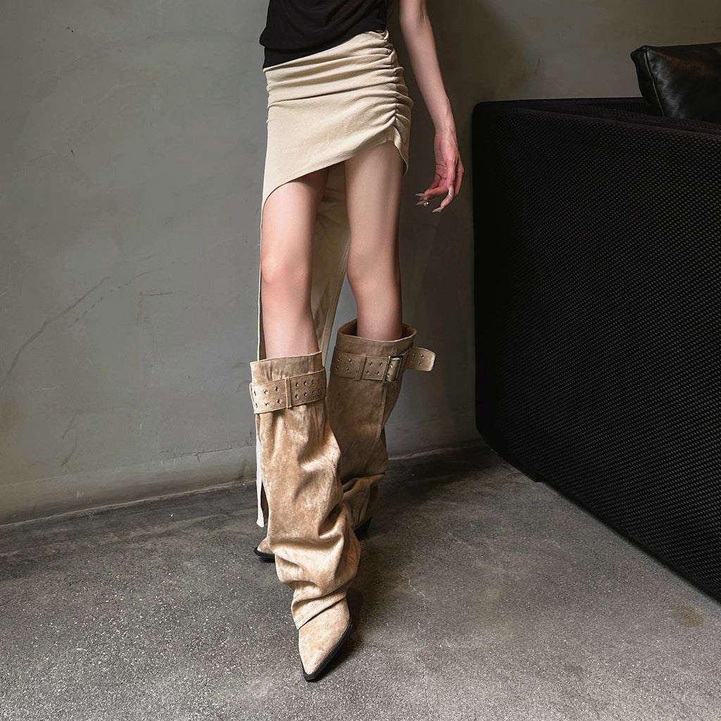 Street Cowgirl Kitten Boots