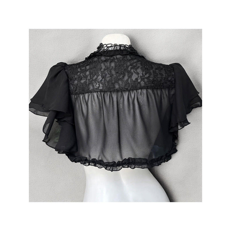 Gothic Lolita Two-Piece Dress & Cardigan Set