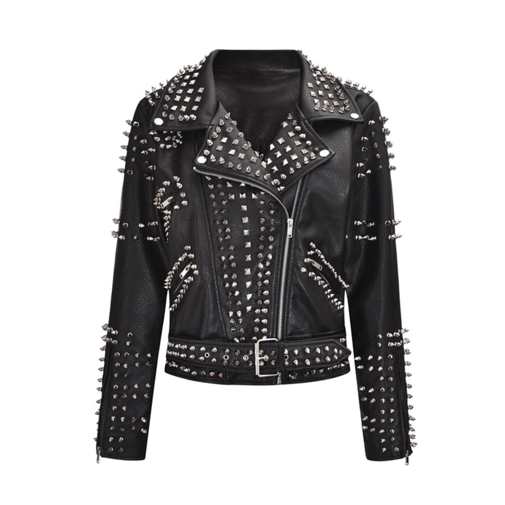 Underground Rock Studded Skeleton Jacket