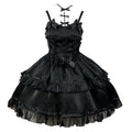 Dark Sweetheart Harajuku Cosplay Spliced Mini Dress