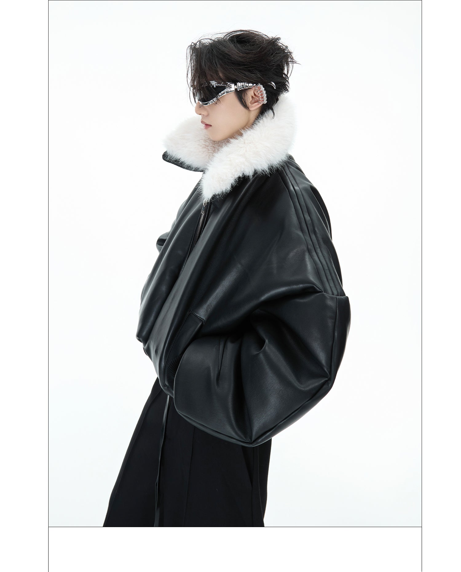 Men’s Oversized Fur Urban Jacket