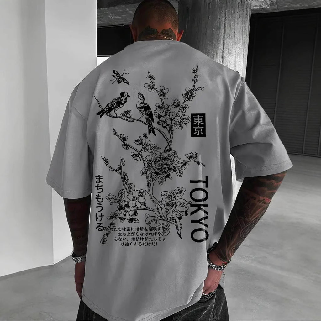 Tokyo Retro Loose-Fit Graphic Tee