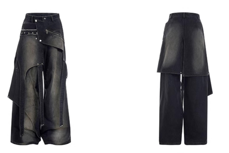 Avant-Garde Deconstructed Slayer Baggy Jeans
