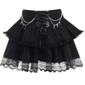 Harajuku Dark Fairy Gothic Double-Layer Skirt