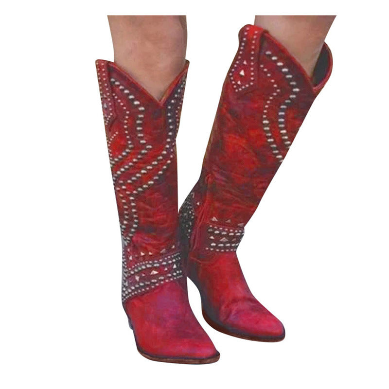 Outlaw Doll Studded Cowgirl Boots