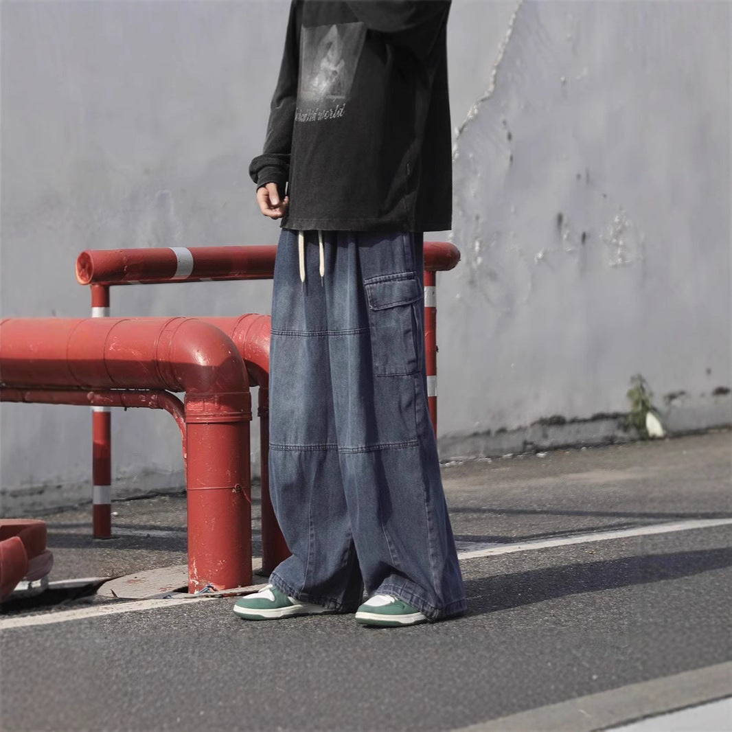 Urban HK Street Baggy Tie Jeans