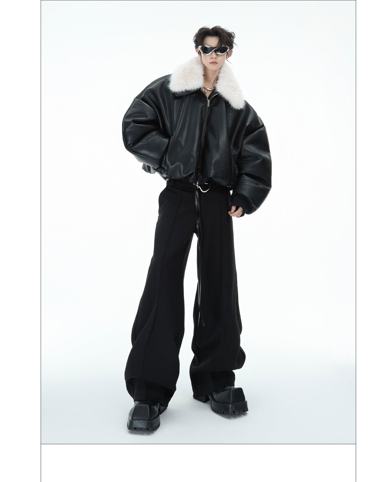 Men’s Oversized Fur Urban Jacket